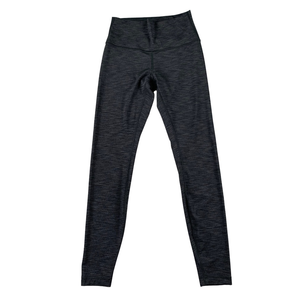 Lululemon Grey Wunder Under Ankle High Rise Leggings Women's 6 28" Inseam Yoga